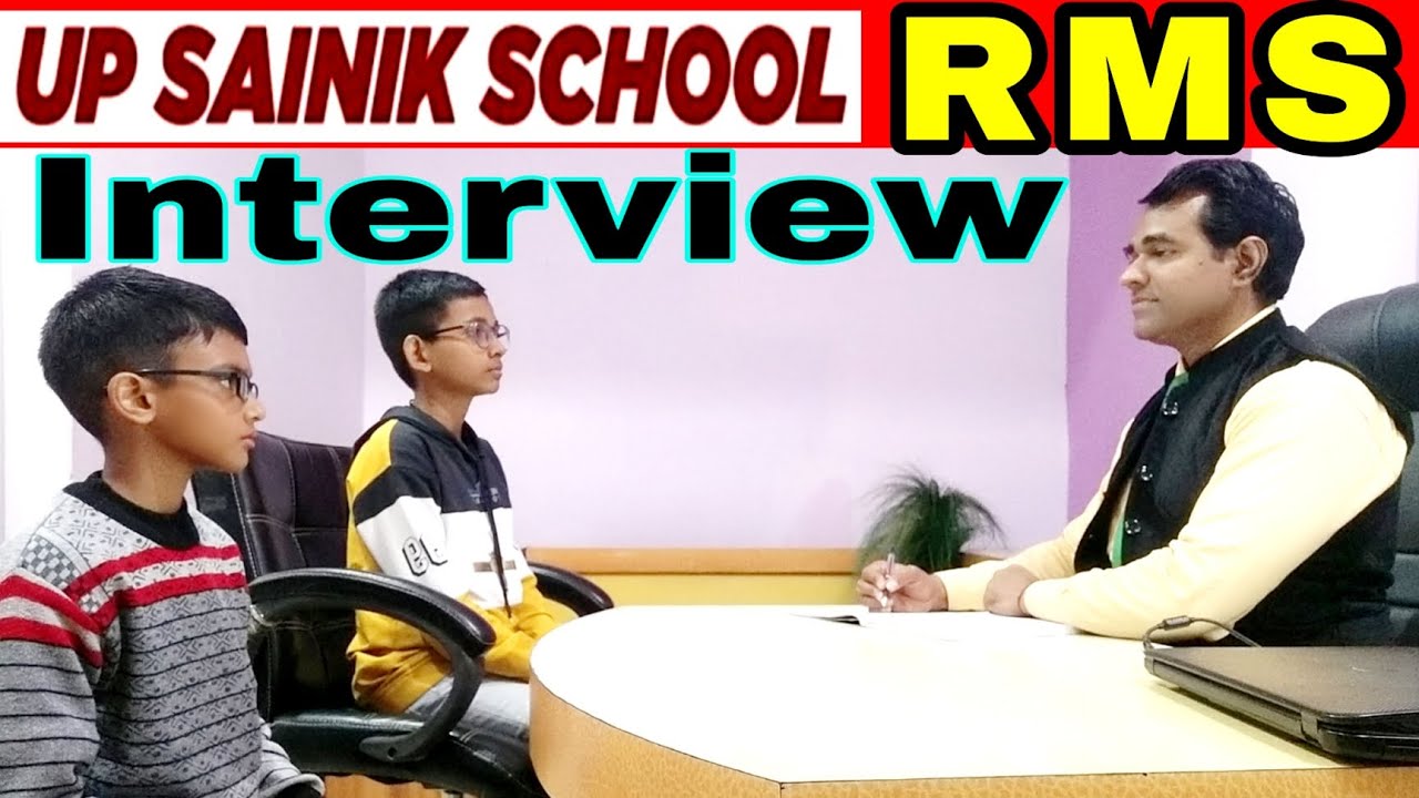 UP Sainik School Interview by Manoj Sharma | Rms Military school interview PD Classes