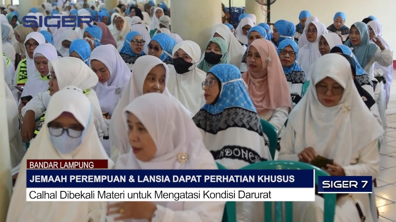 JEMAAH PEREMPUAN & LANSIA DAPAT PERHATIAN KHUSUS