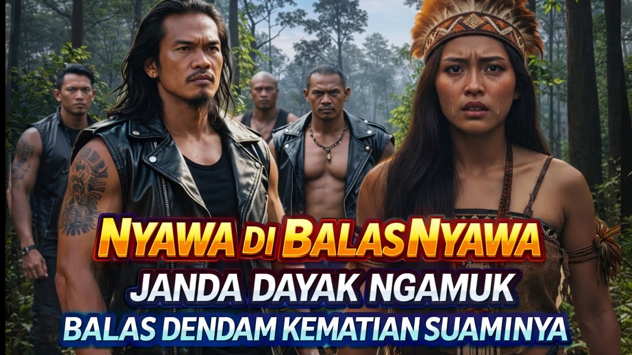 Heboh 🔴Nyawa Di Balas Nyawa, Janda Dayak Murka Dan Balas Dendam Kematian Suaminya