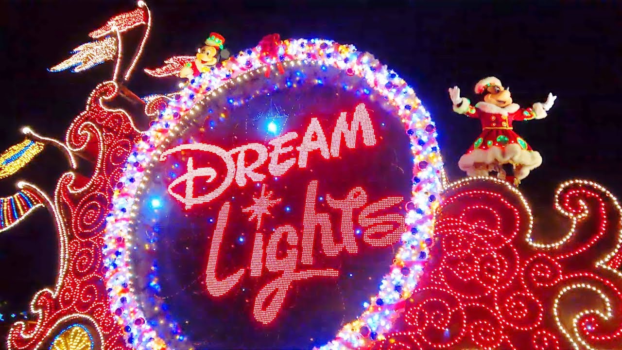 【4K】 TDL エレクトリカルパレード・ドリームライツ 2019／Electrical Parade Dreamlights 2019  ※クリスマスVer.【11/9 バケパ前パレル最前】