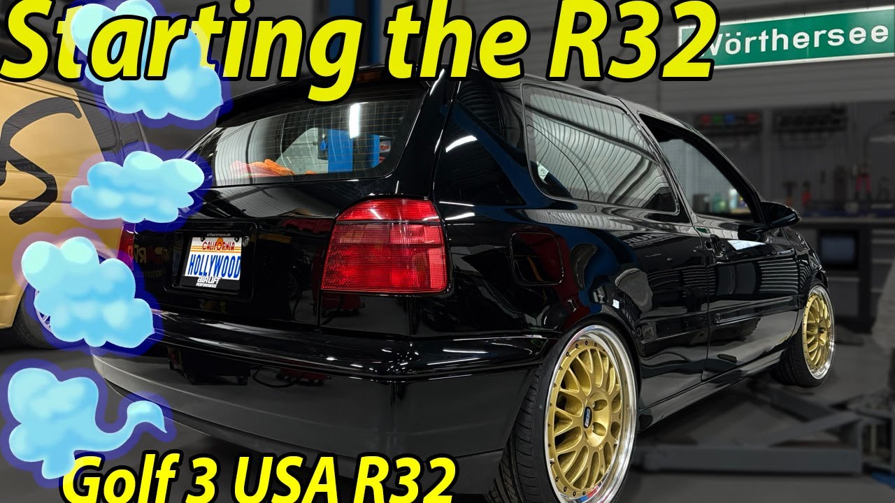 First start of the R32 VW Golf 3 USA or not ?