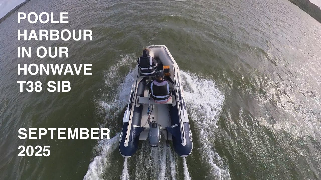 Poole Harbour in our Honwave T38 SIB