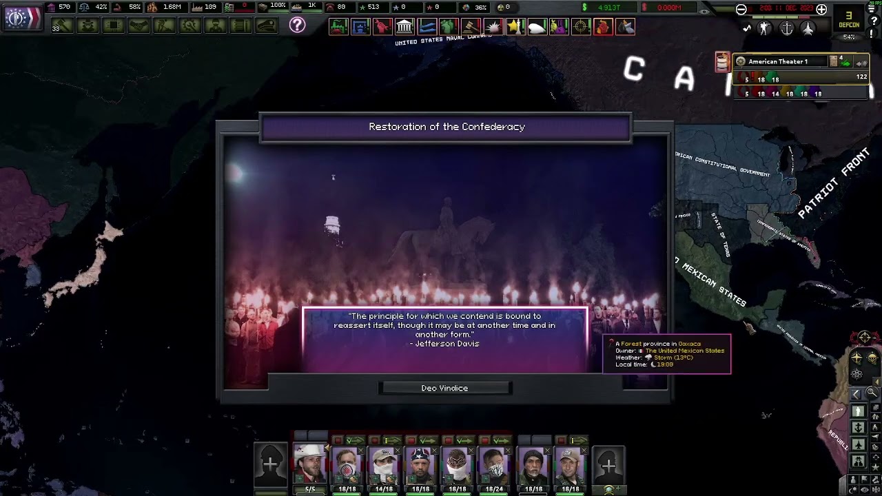 CSA restored Event (TFR)
