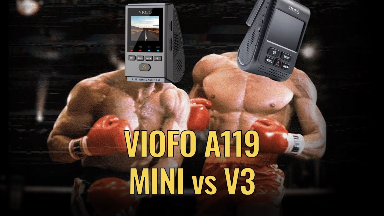 Wideorejestratory VIOFO A119 MINI i A119 V3 bitwa HDR - porównanie / comparison