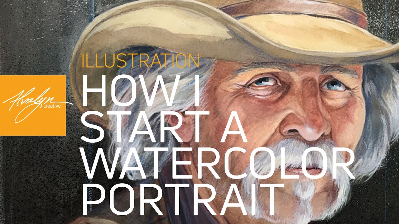 How I Start A Watercolor Portrait