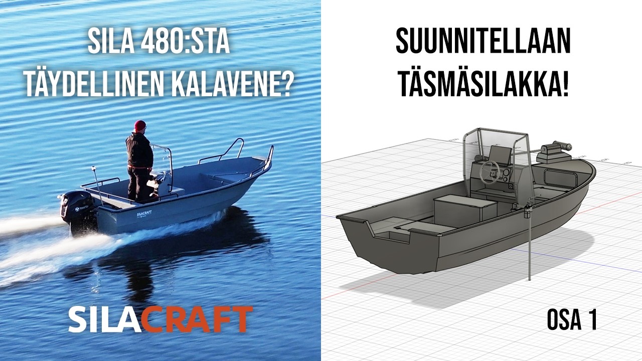 T&auml;sm&auml;silakka: Heittokalastusveneeksi optimoitu Sila 480 | Osa 1: Projektin esittely