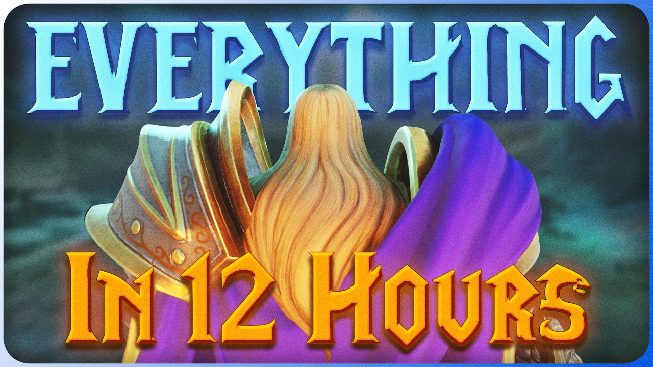 Beating WarCraft 3 in 12 hours or YouTube DESTROYS the stream [Birthday Event!]