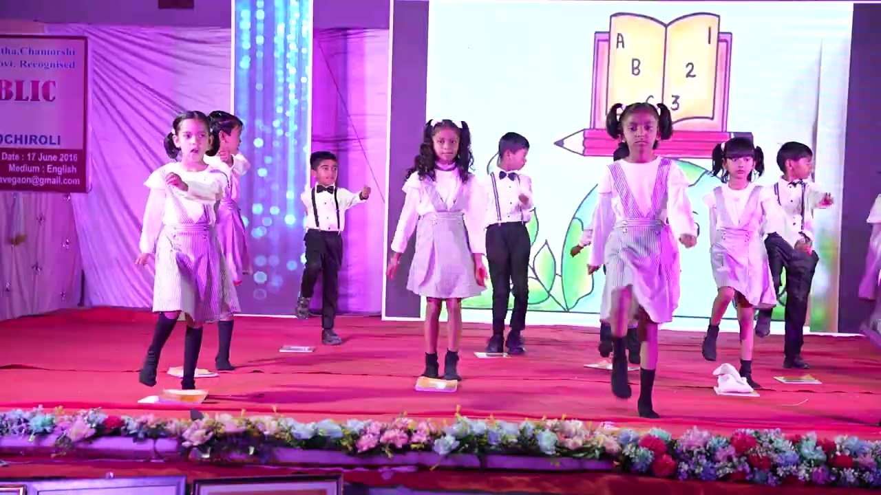 Aarambh 2025–26 | Education Theme Song Dance by Class 1 Students | Navjiwan Public School