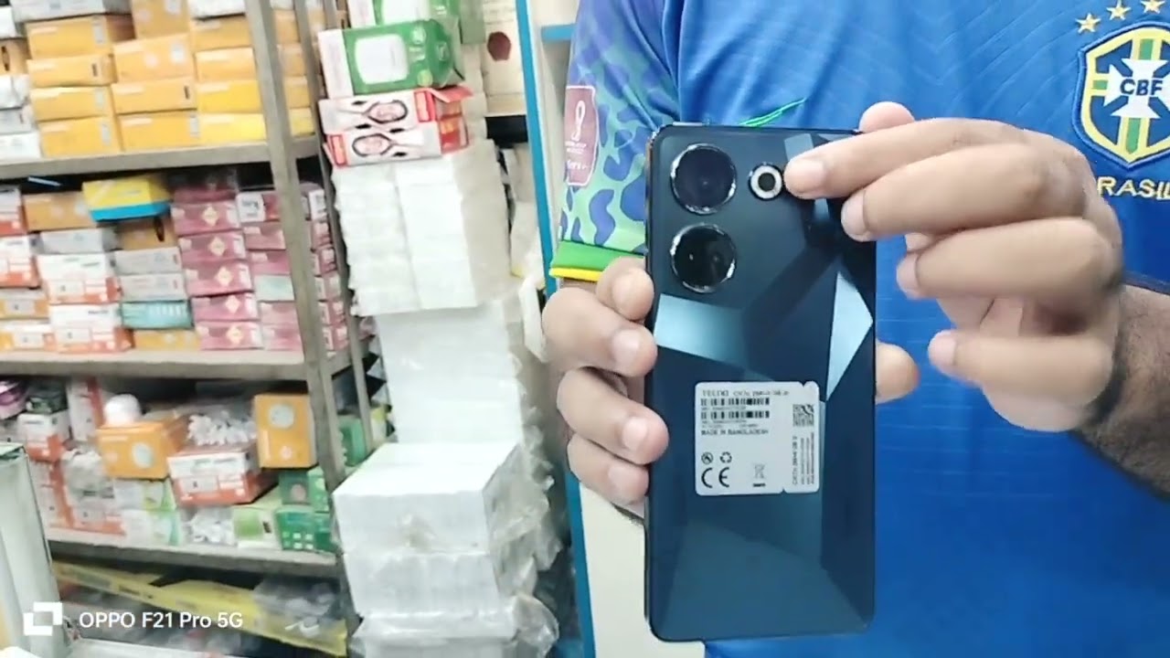 Tecno Camon 20 8/256,5000mAh,33W.Price=19999 Taka.