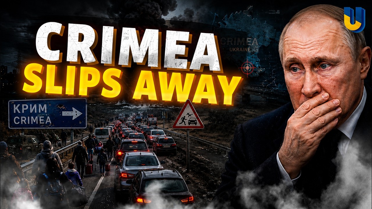 Крым ускользает от Путина! Россияне БЕГУТ, мосты рушатся, а регион накрывает БЛЭКАУТ