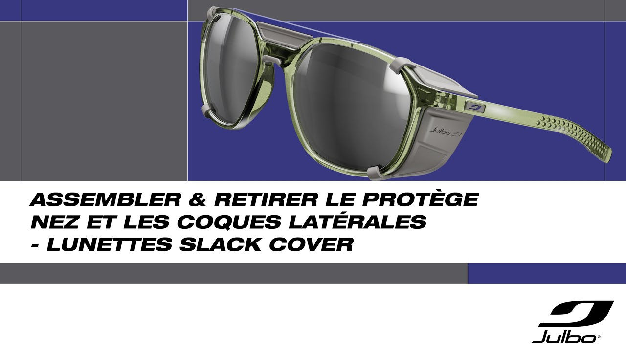 Comment changer les coques de protection des lunettes de soleil SLACK COVER ? | Julbo