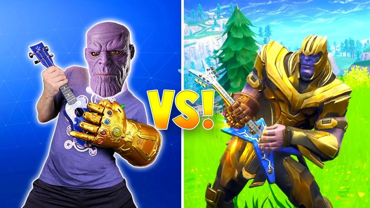 KidCity plays Fortnite Dance Challenge! Thanos Rocks!