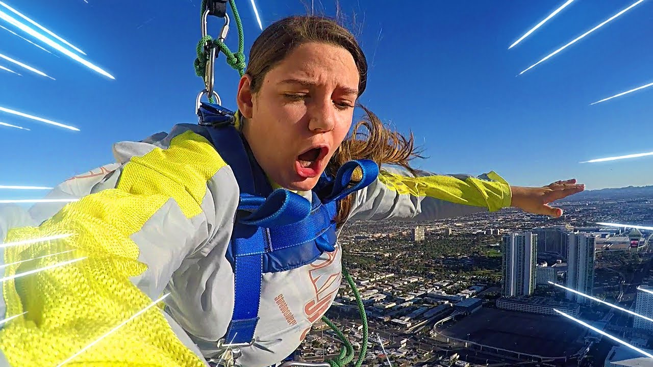 PULEI DO TOPO DE UM PRÉDIO EM LAS VEGAS!!!