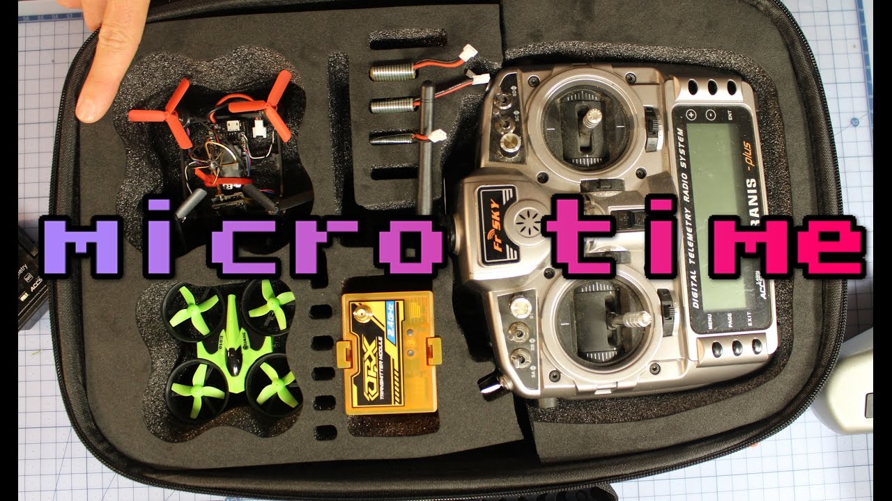 $28 Micro Quadcopter Case for Tiny Whoops, Qx90 + RADIO.