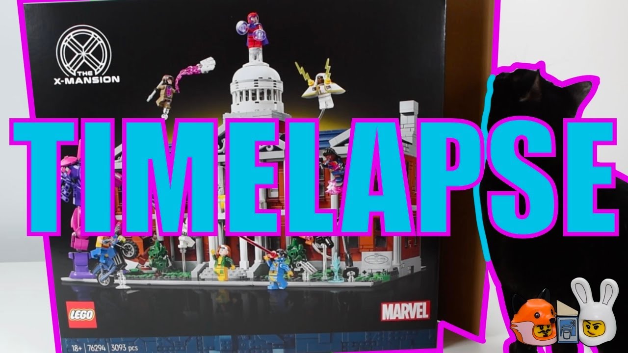 LEGO 76294 X-Men: The X-Mansion Timelapse