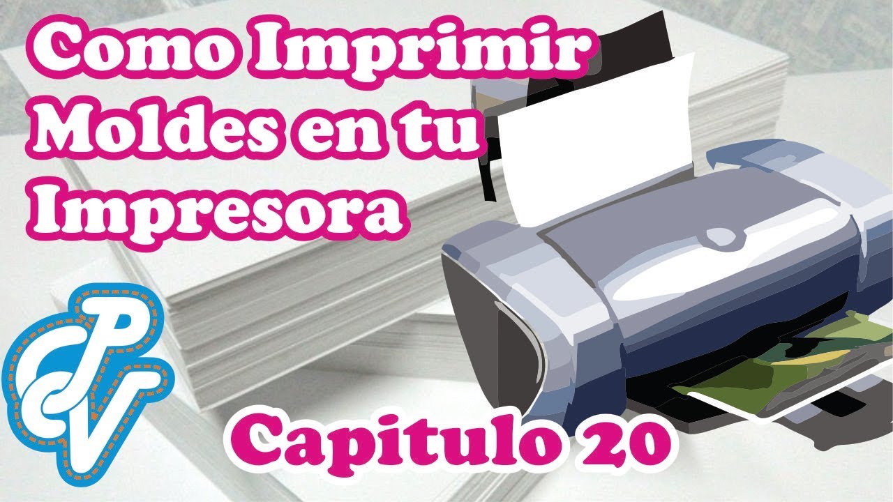Como imprimir moldes desde tu impresora