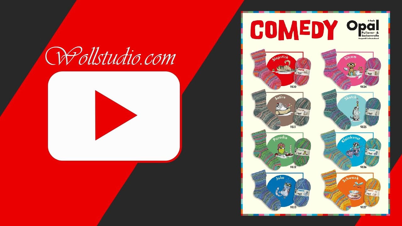 Opal Wolle & Sockenwolle Comedy | Wollstudio
