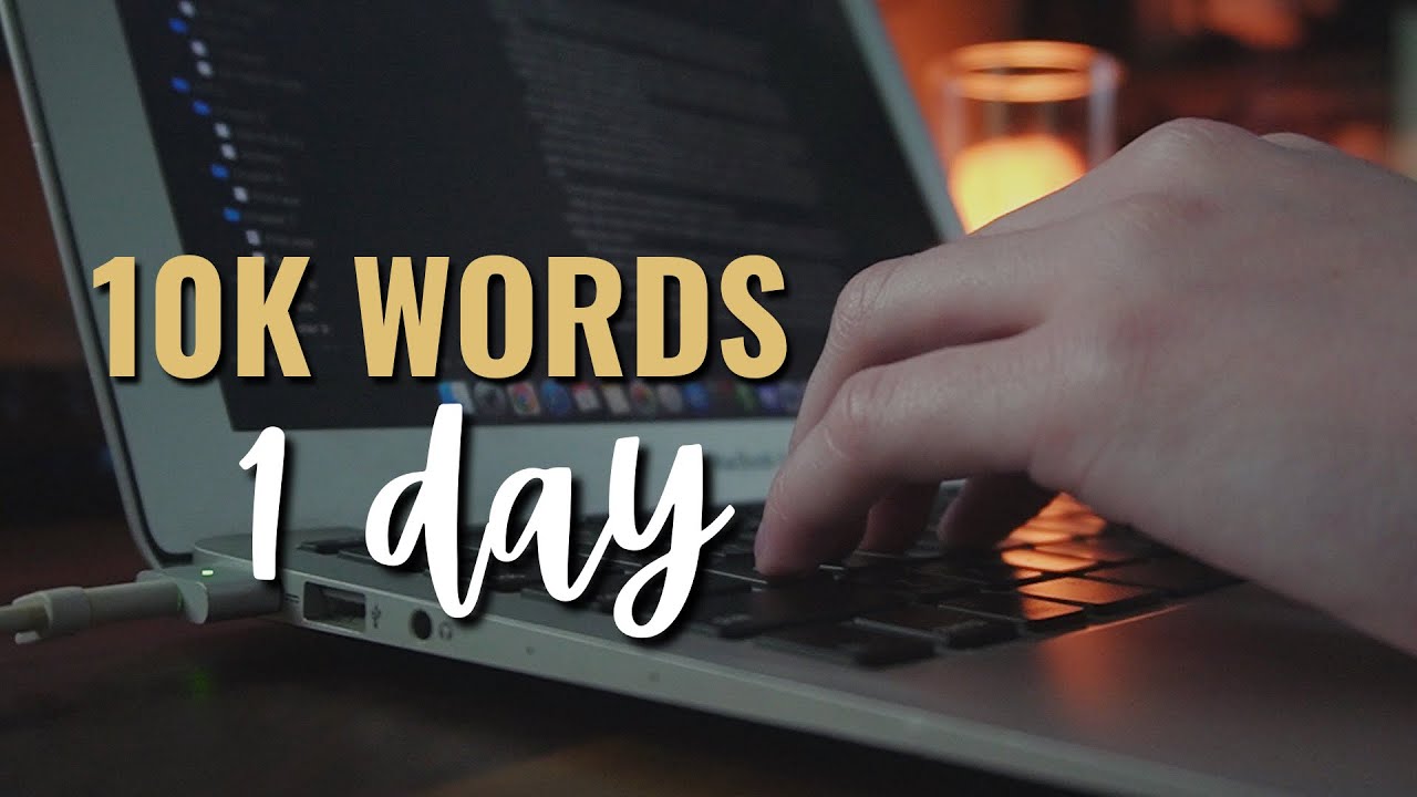 I Tried to Write 10k Words in 1 Day