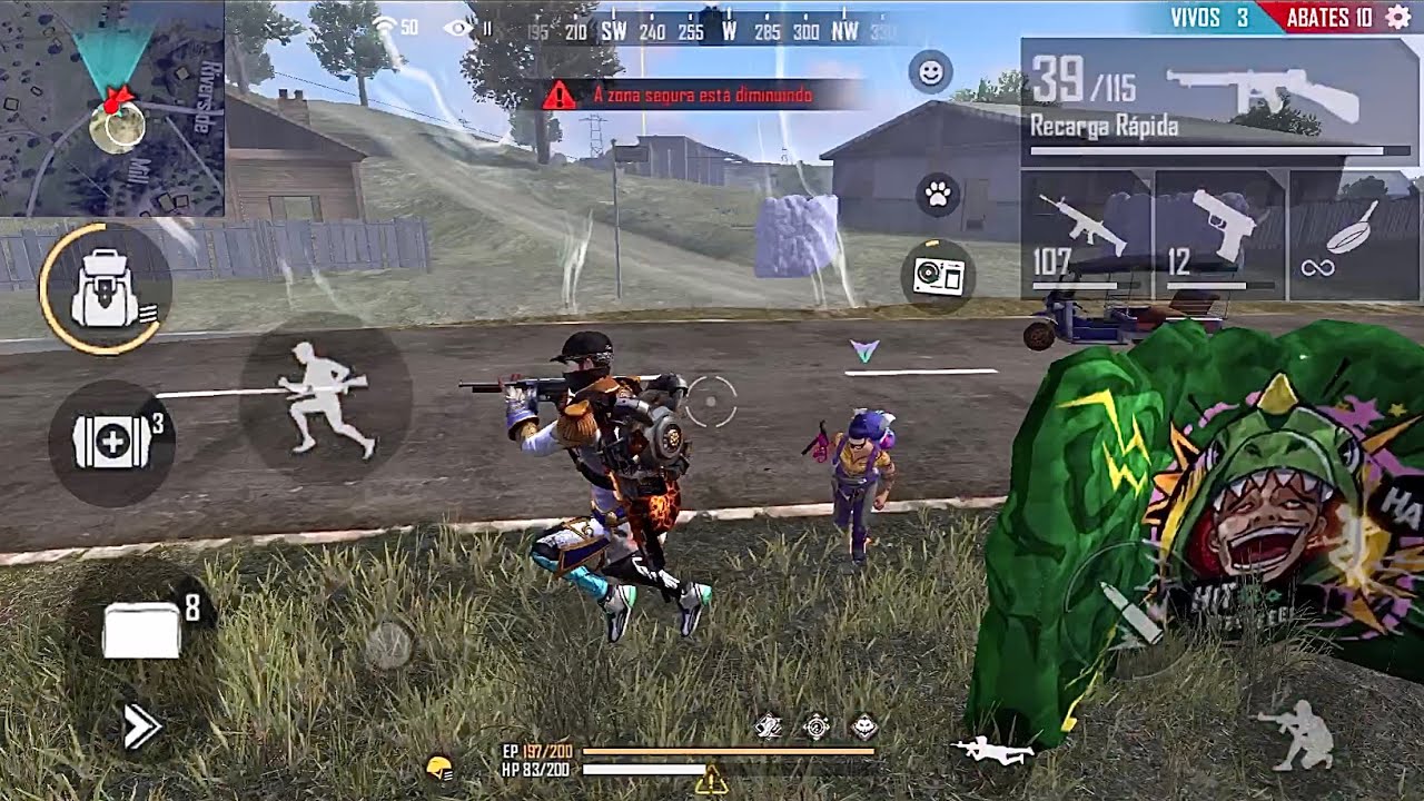 DEPOIS DESSA PARTIDA FUI CONTRATADO PELA LOS GRANDES? - FREE FIRE MÓBILE