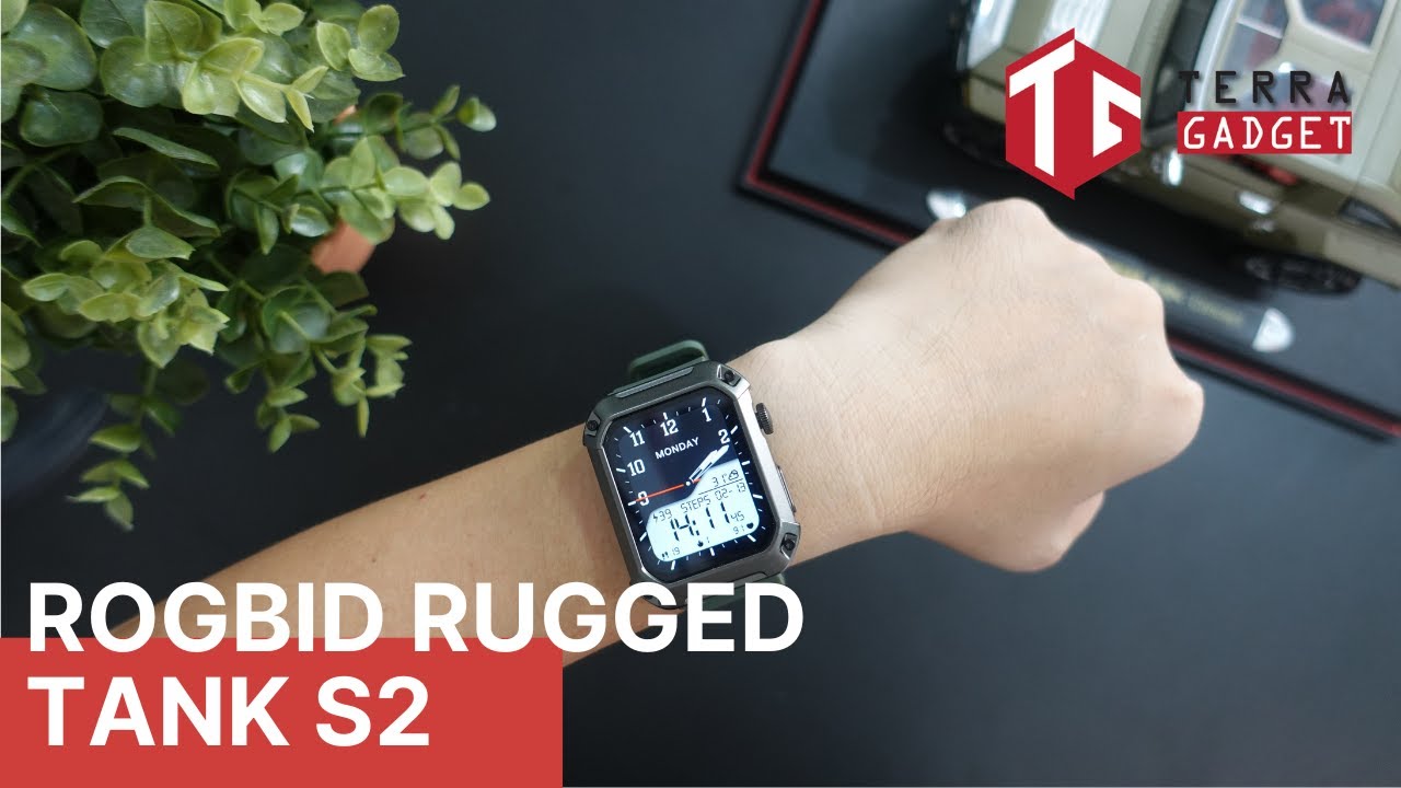 Jam tangan paling tahan banting  - Rogbid Tank Rugged Smartwatch S2