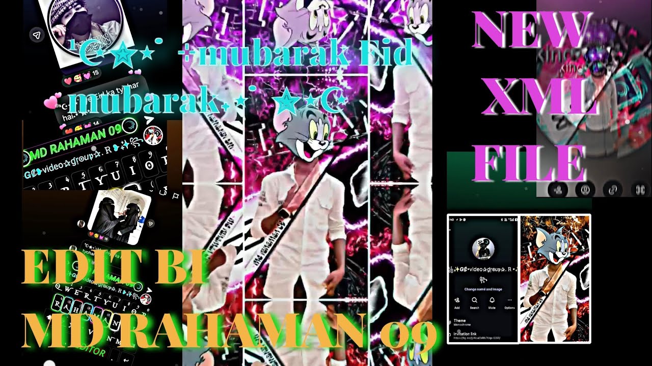 ☪︎✮⋆˙⊹mubarak Eid mubarak˖⋆˙✮⋆☪︎ NEW ISLAMIC VIDEO EDITING XML FILE EDIT BI MD RAHAMAN 09 ✅👇