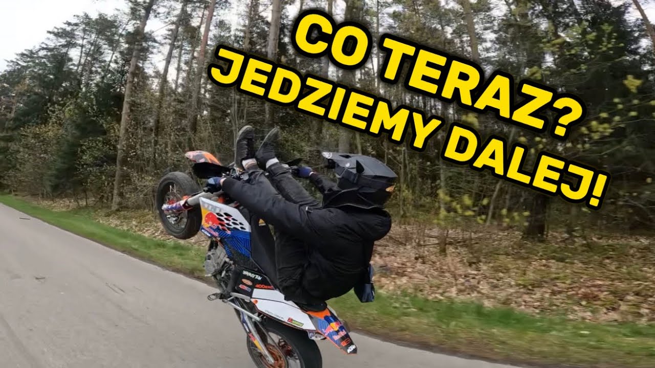 UCIEKLIŚMY OD POLICJI! KTM KXF YZF