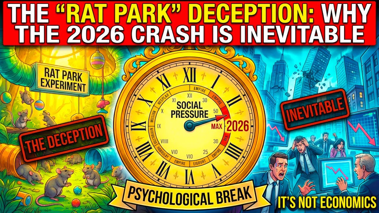 The 'Rat Park' Deception: Why the 2026 Crash is Inevitable (It’s Not Economics)
