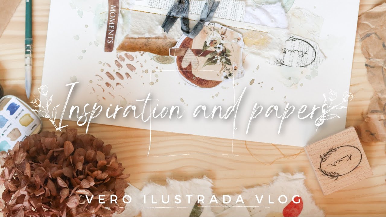 Aprende a hacer un layout mixmedia estilo rústico_inspiración scrapbook mixmedia #marakibox