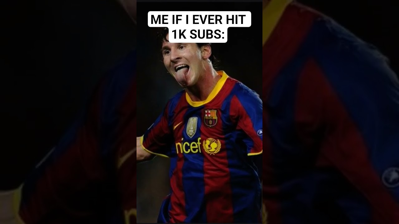Me if I hit 1k subs #music #edit #footy #soccer #football #excited #dance #1ksubs