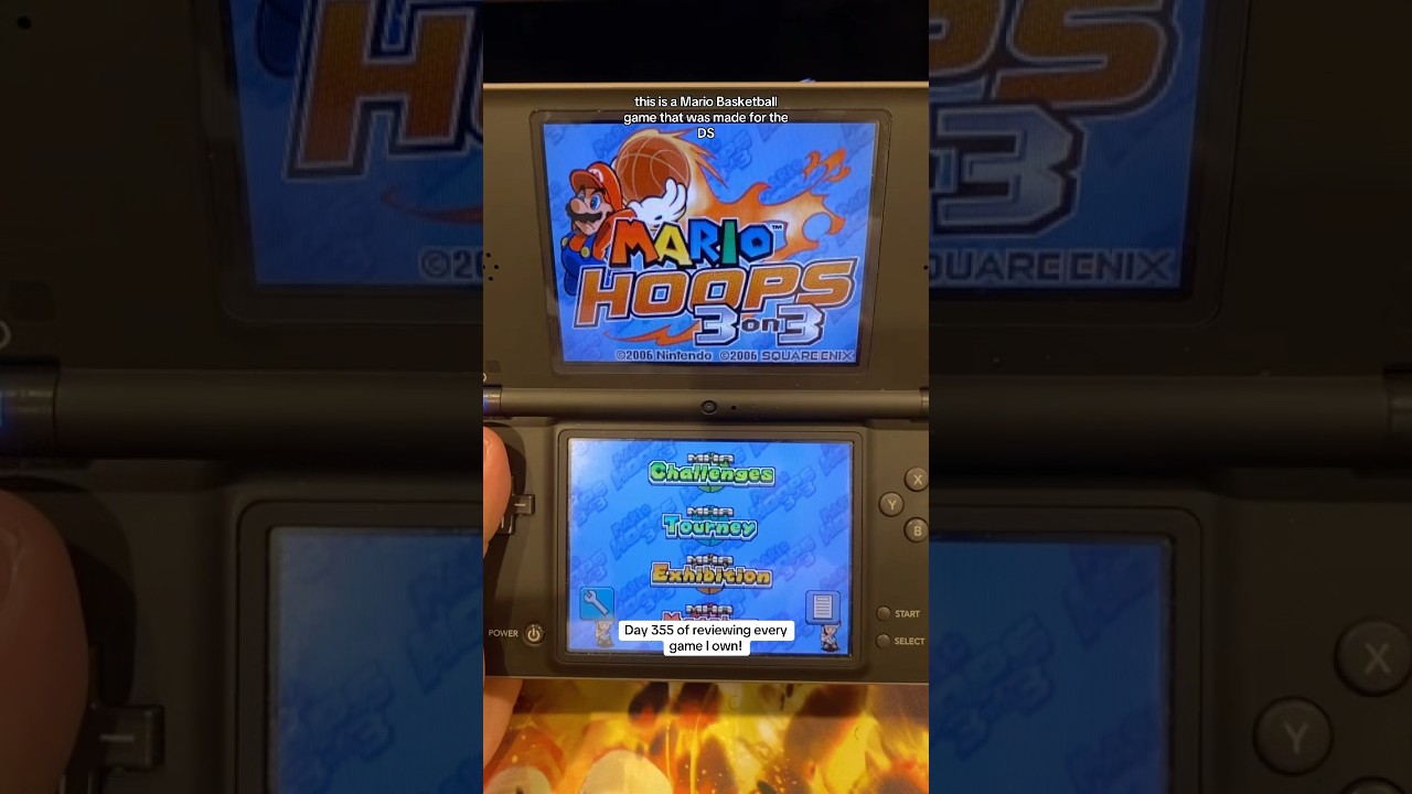 Mario Hoops 3-on-3 for Nintendo DS! #review #gaming