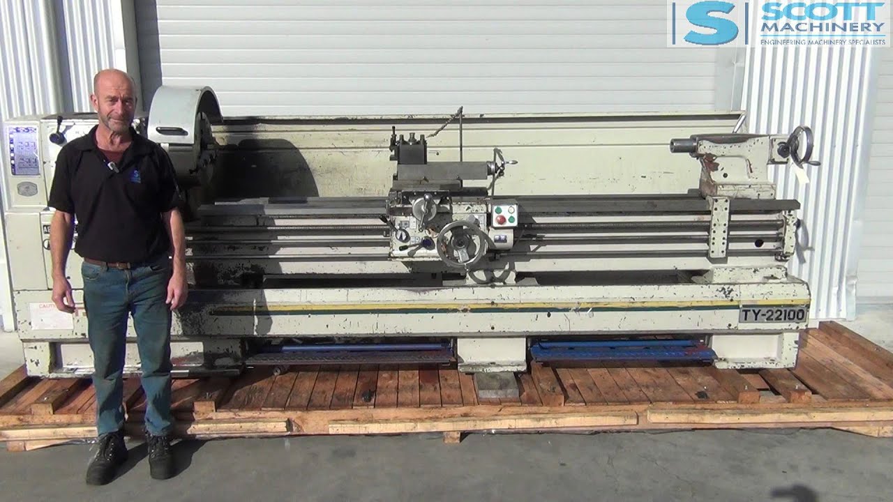 Microweily TY22100 Used Centre Lathe, 105mm Bore QCT