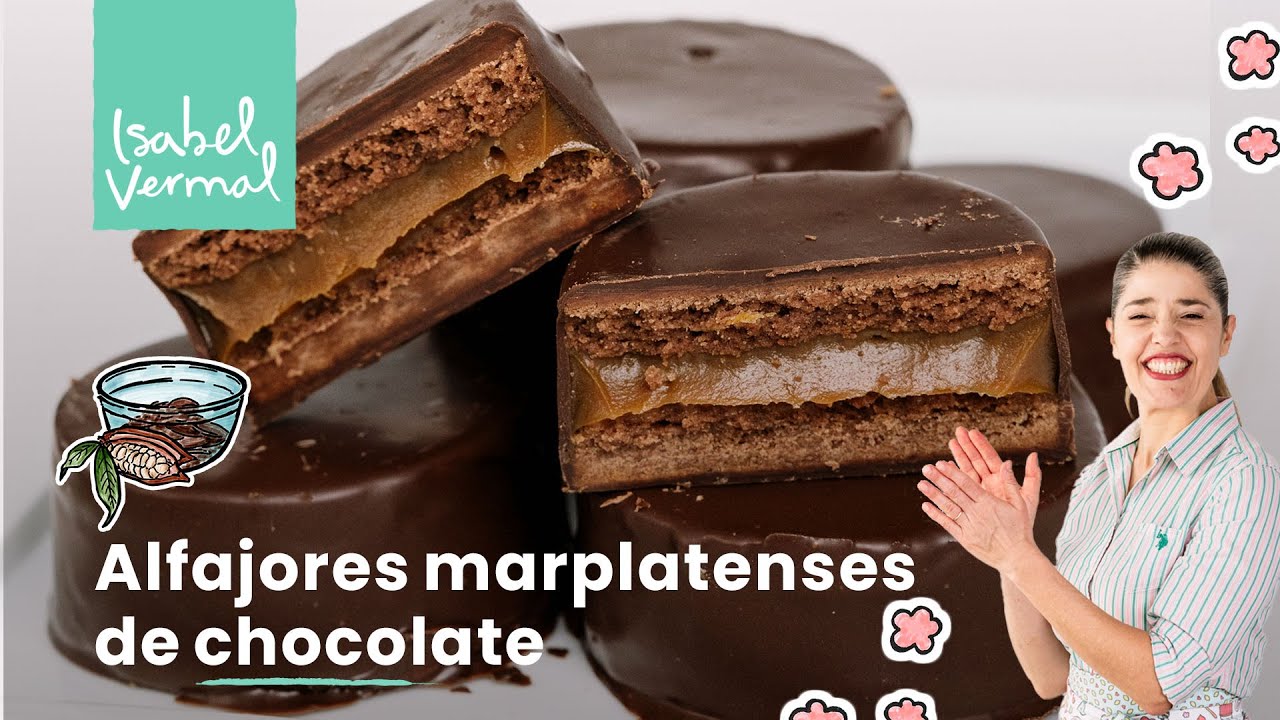 Alfajores marplatenses de chocolate estilo Havanna