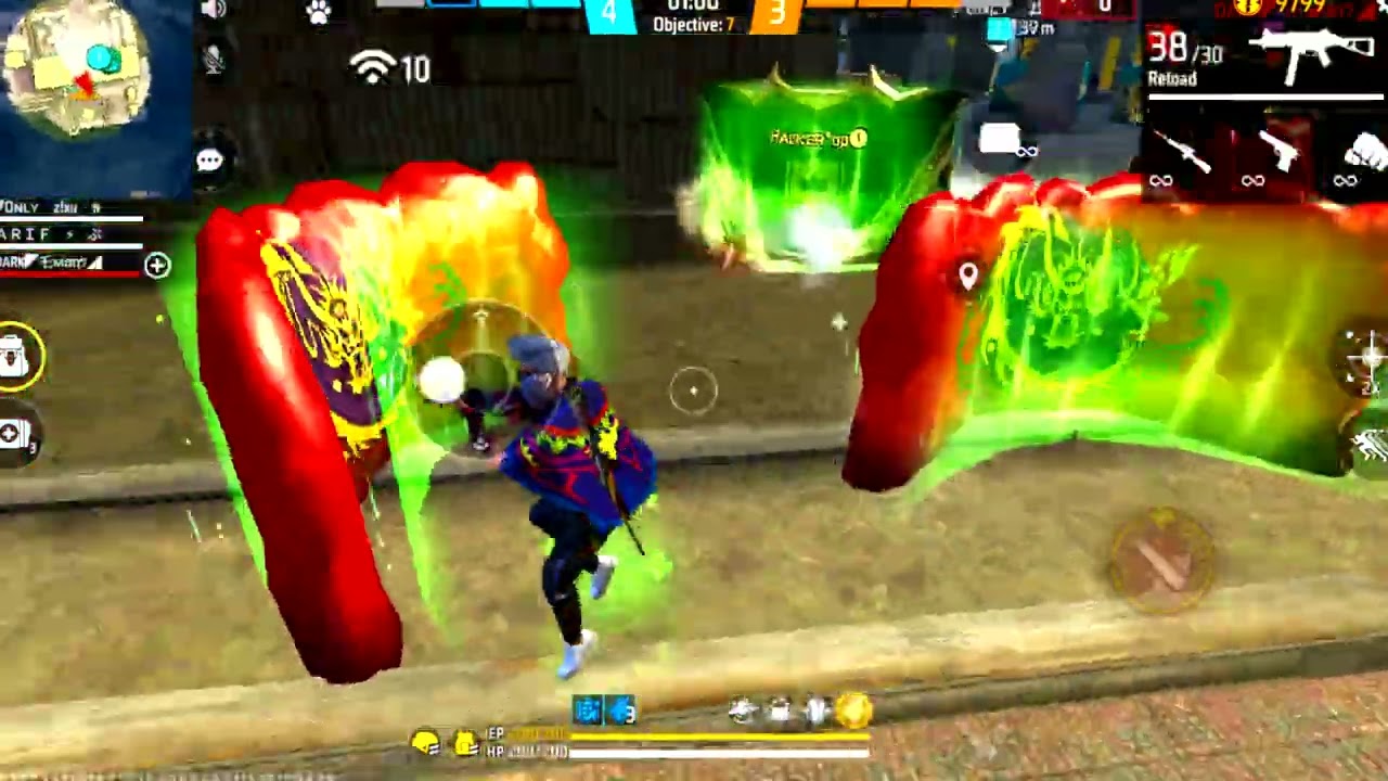 #freefire 3 VS 3 #hard #custommatch