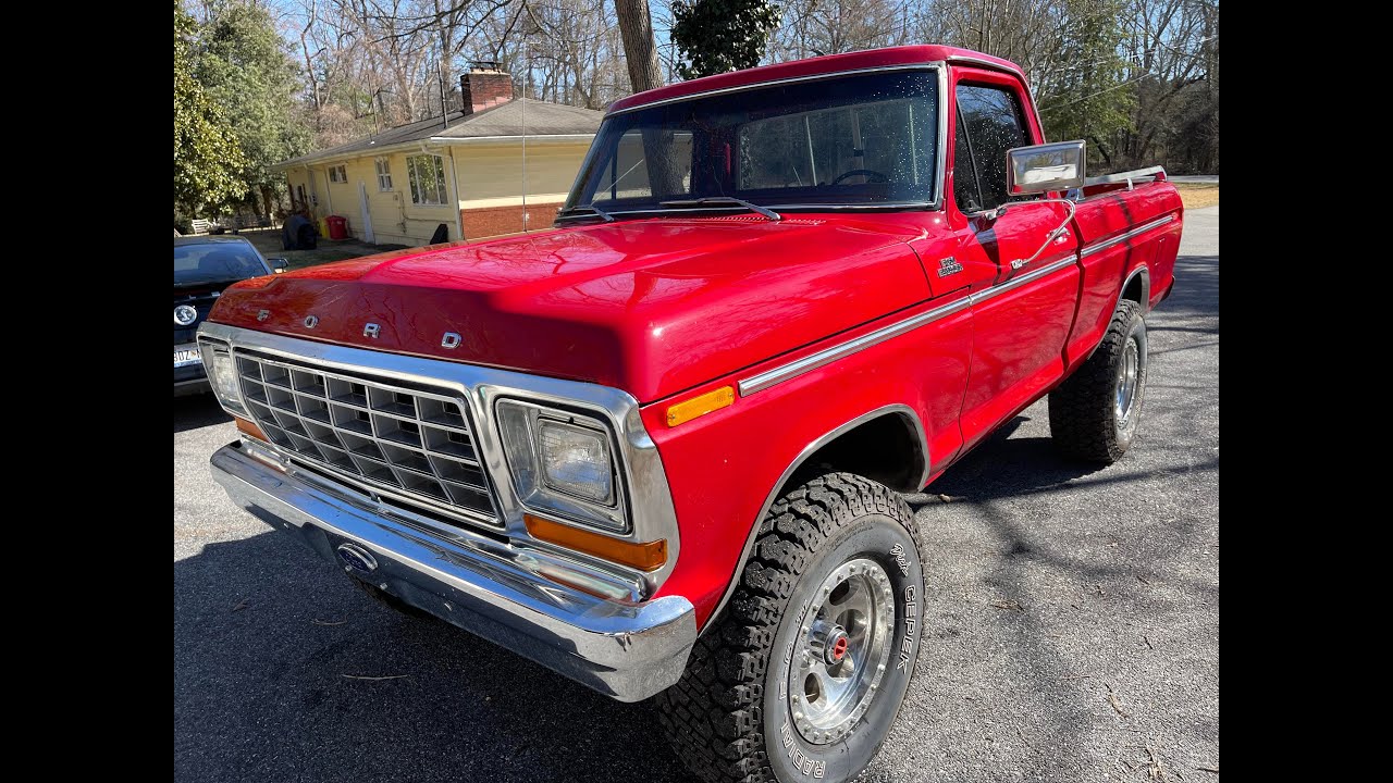 For Sale 1978 Ford F-150  Ranger - Short Bed - 4X4 - 351M engine, Automatic Transmission  $38500.