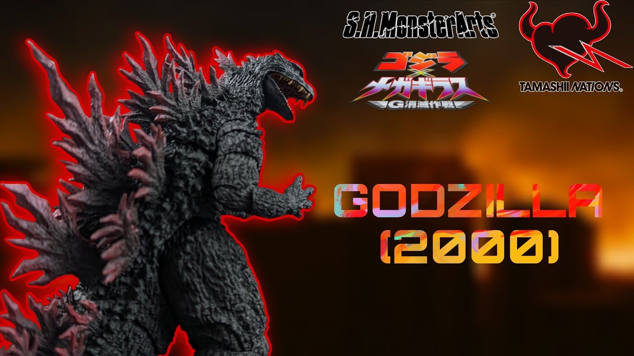 Tamashii Nations S.H. Monsterarts GODZILLA (2000) Review 