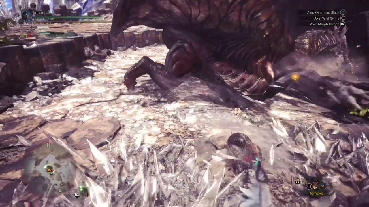 MHWorld - Kushala Daora - Switch Axe Solo - 2'23