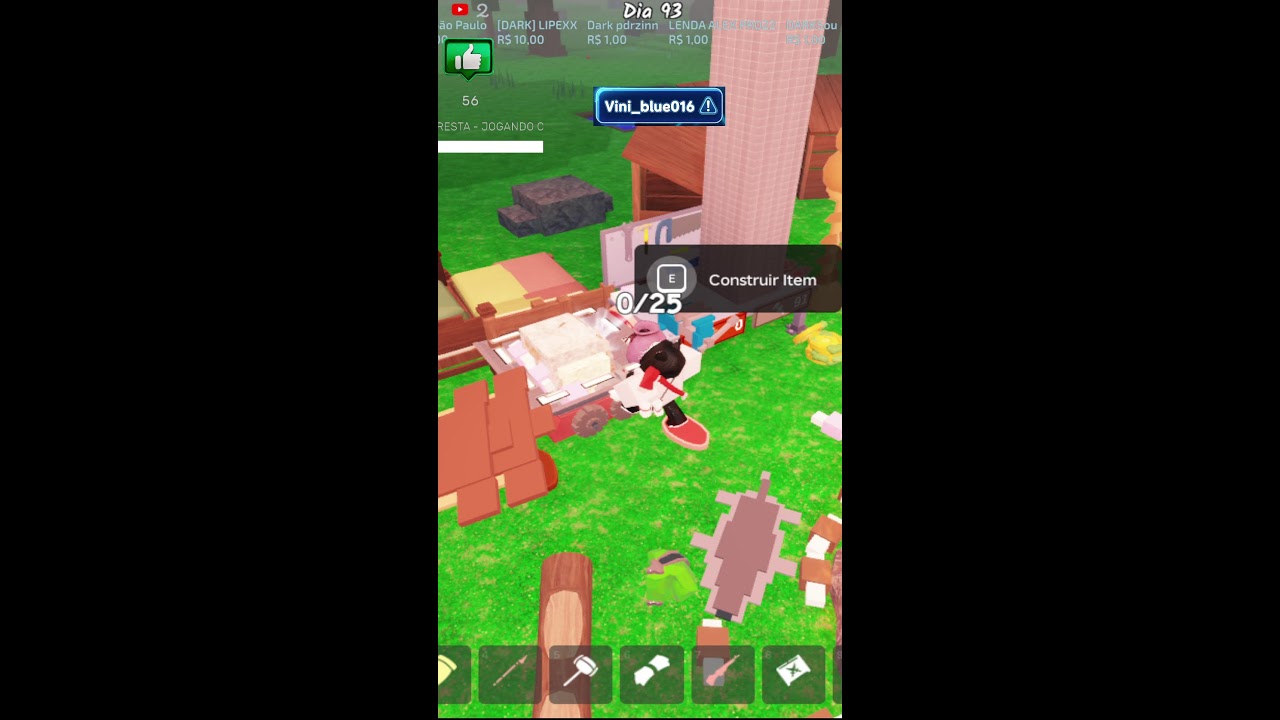 LIVE ON -  99 NOITE NA FLORESTA - JOGANDO COM OS INSCRITOS - ROBLOX  |  23 (Portrait)