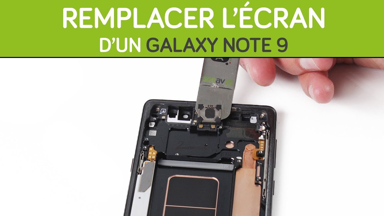 R&eacute;parer l'&eacute;cran de son Samsung Galaxy Note 9. By SOSav