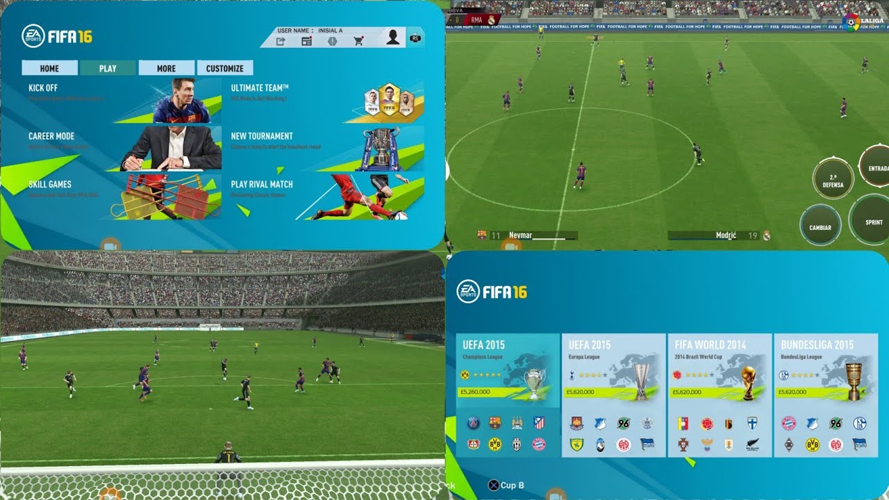 NUEVO FIFA 16 MOBILE PARA ANDROID 14,15,16