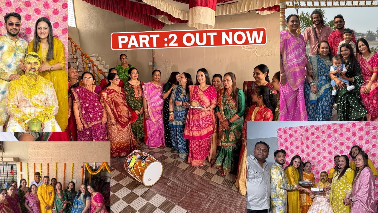 Mandap muhrat& haldi🧡|mamera entry in style with full dance masti ! Part 2 | #youtube #youtuber