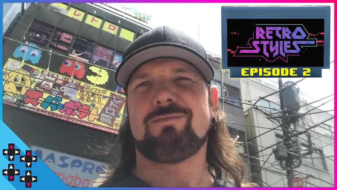 AJ STYLES TOKYO TAKEOVER: Does he leave with a RARE ATARI JAGUAR? - Retro Styles #2