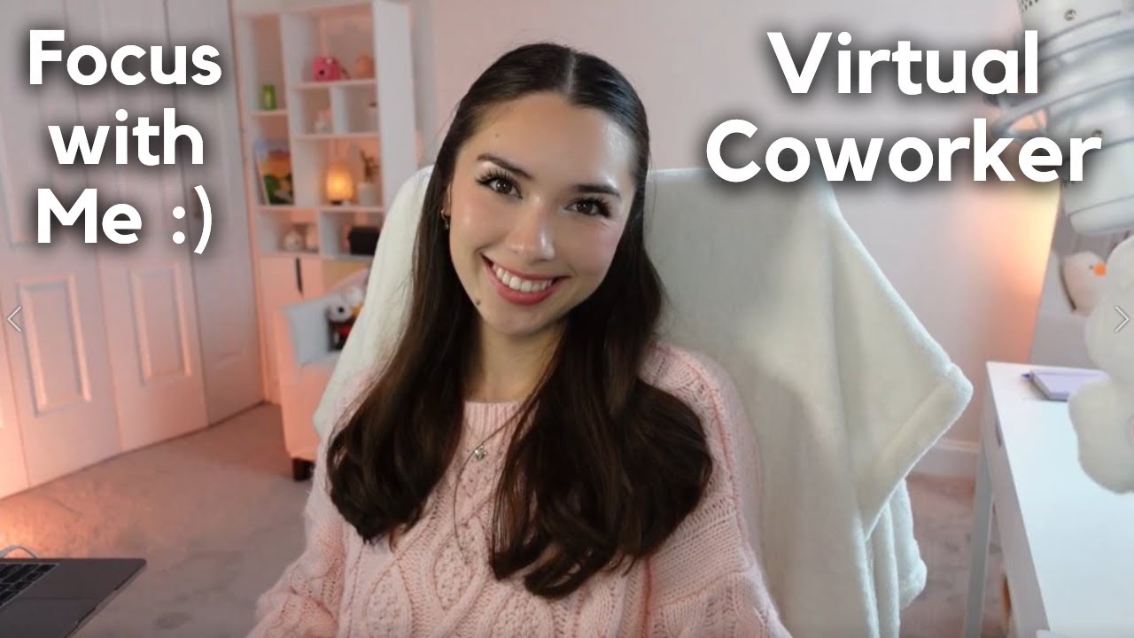 Study / Focus with Me ♡ Virtual Coworker ♡ use me as a screensaver :)
