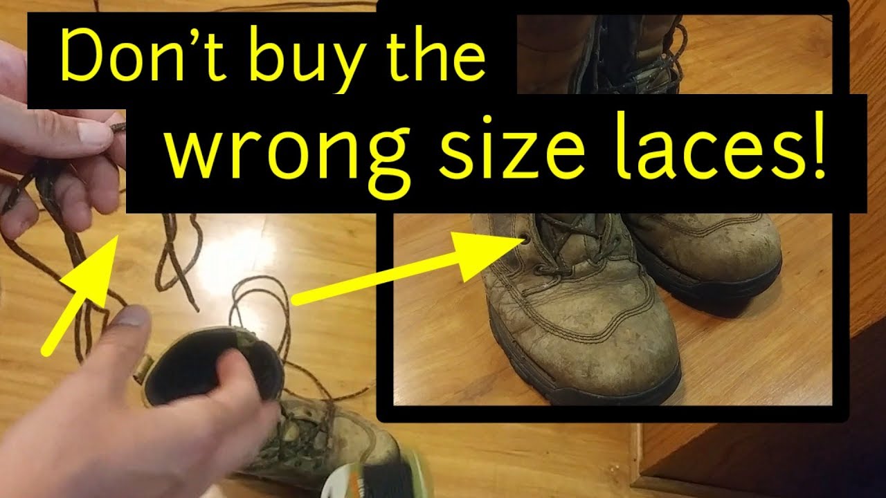 How to Choose the Right Length of Laces for Your Hiking Boots (or Shoes)