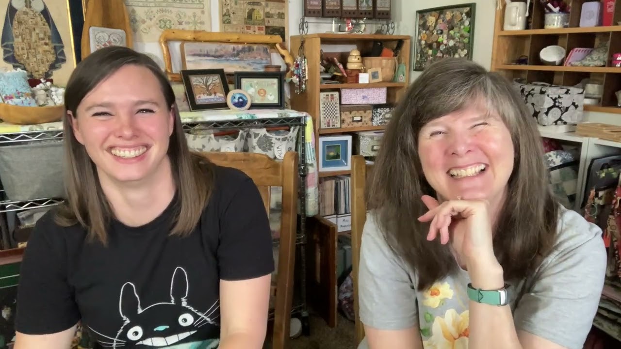 Flosstube #144--Progress Update & Boss Daughter!!!!
