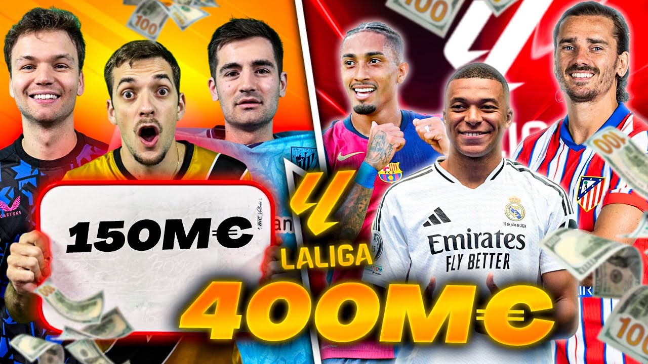 EL QUE HAGA MEJOR EQUIPO de LALIGA con 400M€ GANA