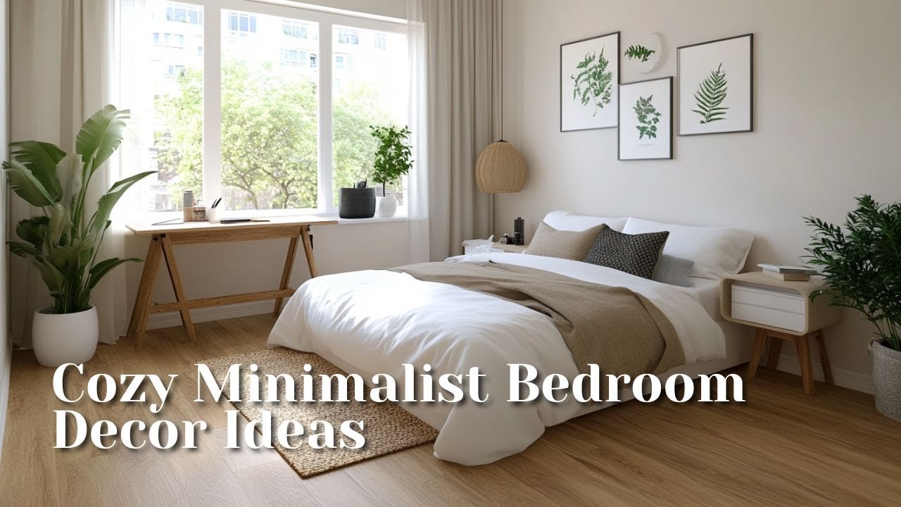 Cozy Minimalist Bedroom Decor Ideas for a Serene Space