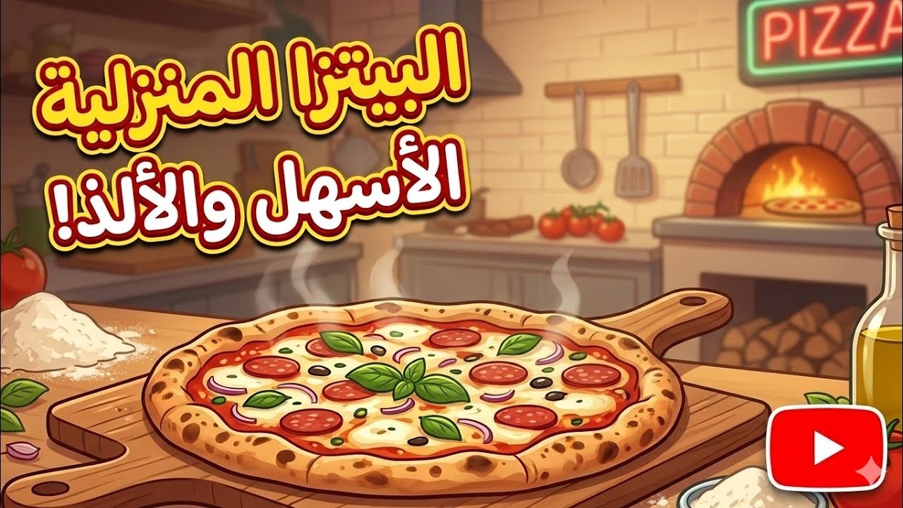 #pizzaالبيتزا الإيطالي وصلت مش هتشتريها تاني من برا 👌