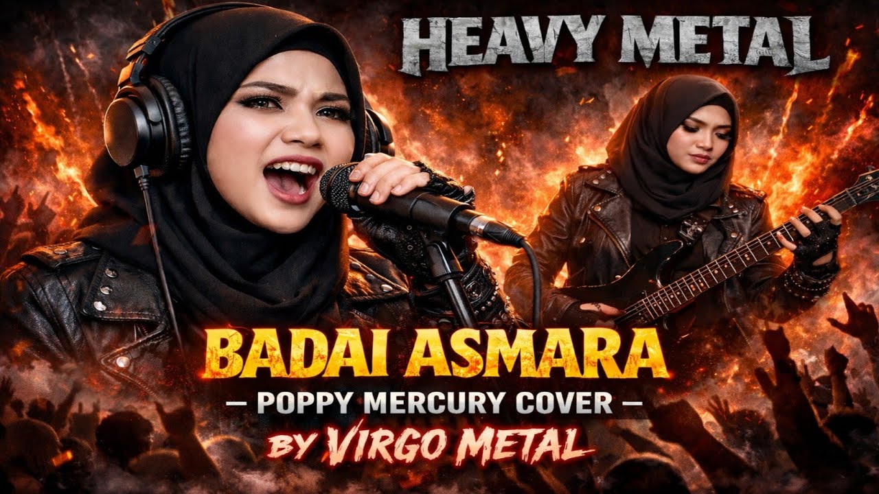 🔥 BADAI ASMARA – POPPY MERCURY | HEAVY METAL COVER by VIRGO METAL 🔥
