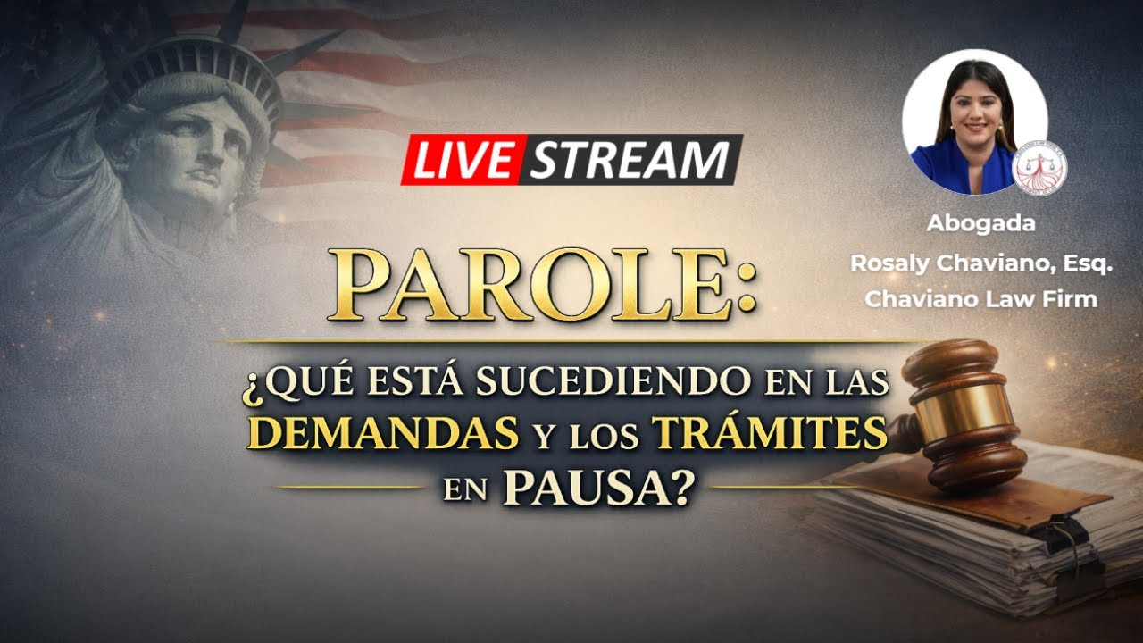 🔴 EN VIVO: PAROLE: ¿qué está sucediendo en las demandas y los trámites en pausa en USCIS? 💡