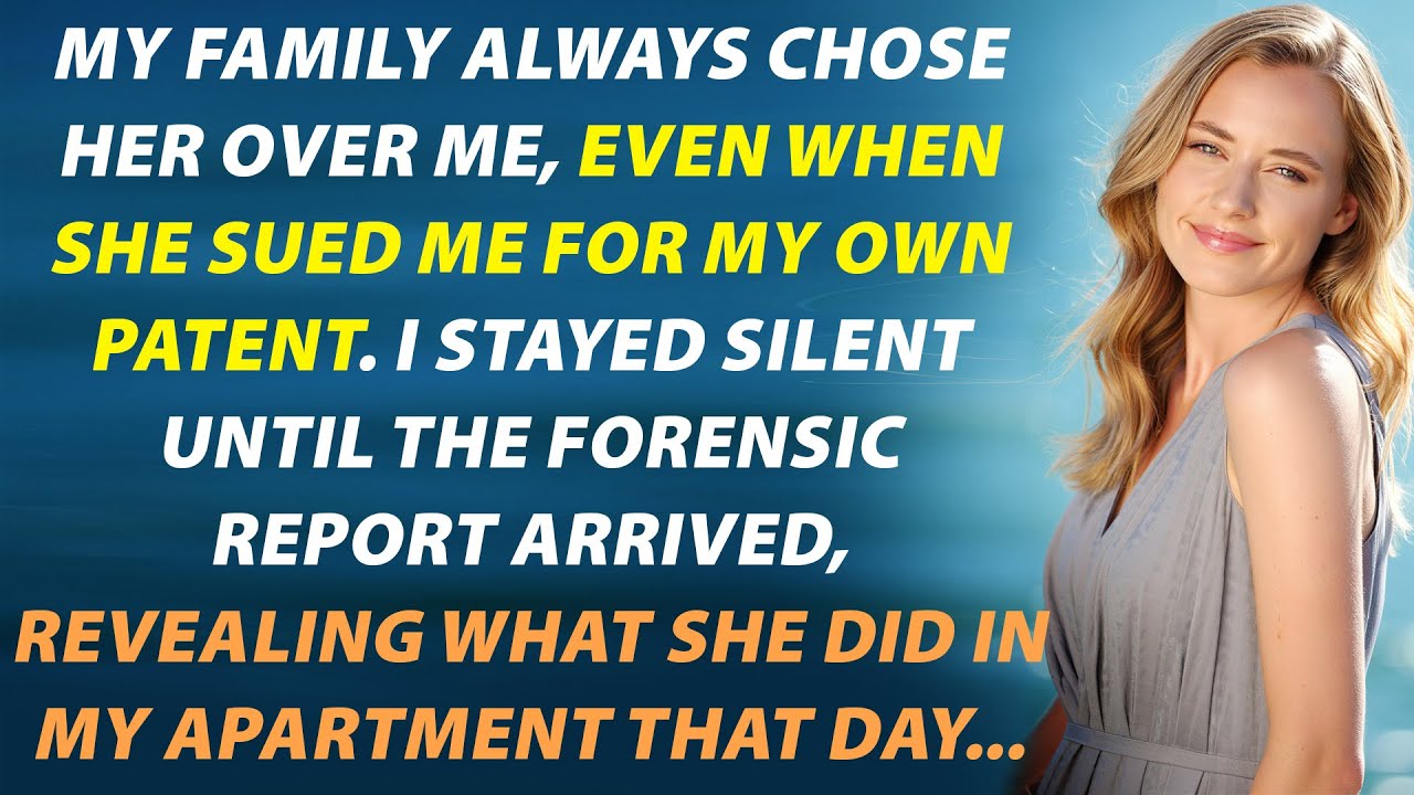 My sister stole my $120K patent - I stayed silent until the forensic report arrived